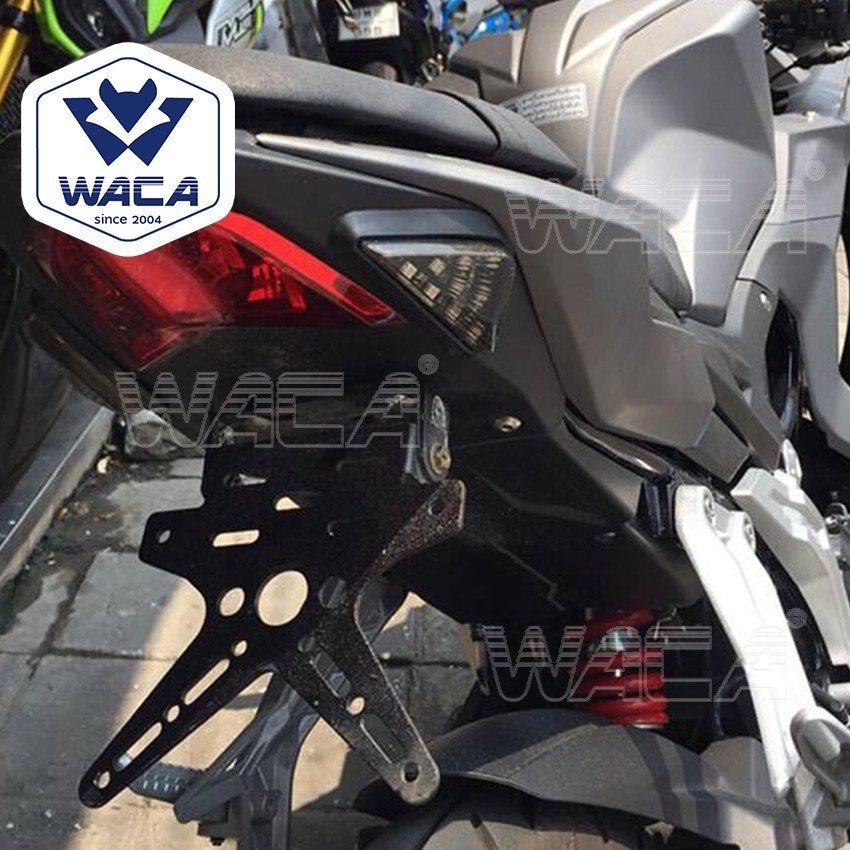 ส่งด่วน WACA ท้ายสั้นพับได้ เหล็กหนา for GPX Demon 150GR, 150GN มีขายึดไฟเลี้ยว กรอบป้ายทะเบียนรถมอเตอร์ไซค์ ราคา ถูกที่สุด ดีลบีเคเค แกลเลอรีภาพที่ 3