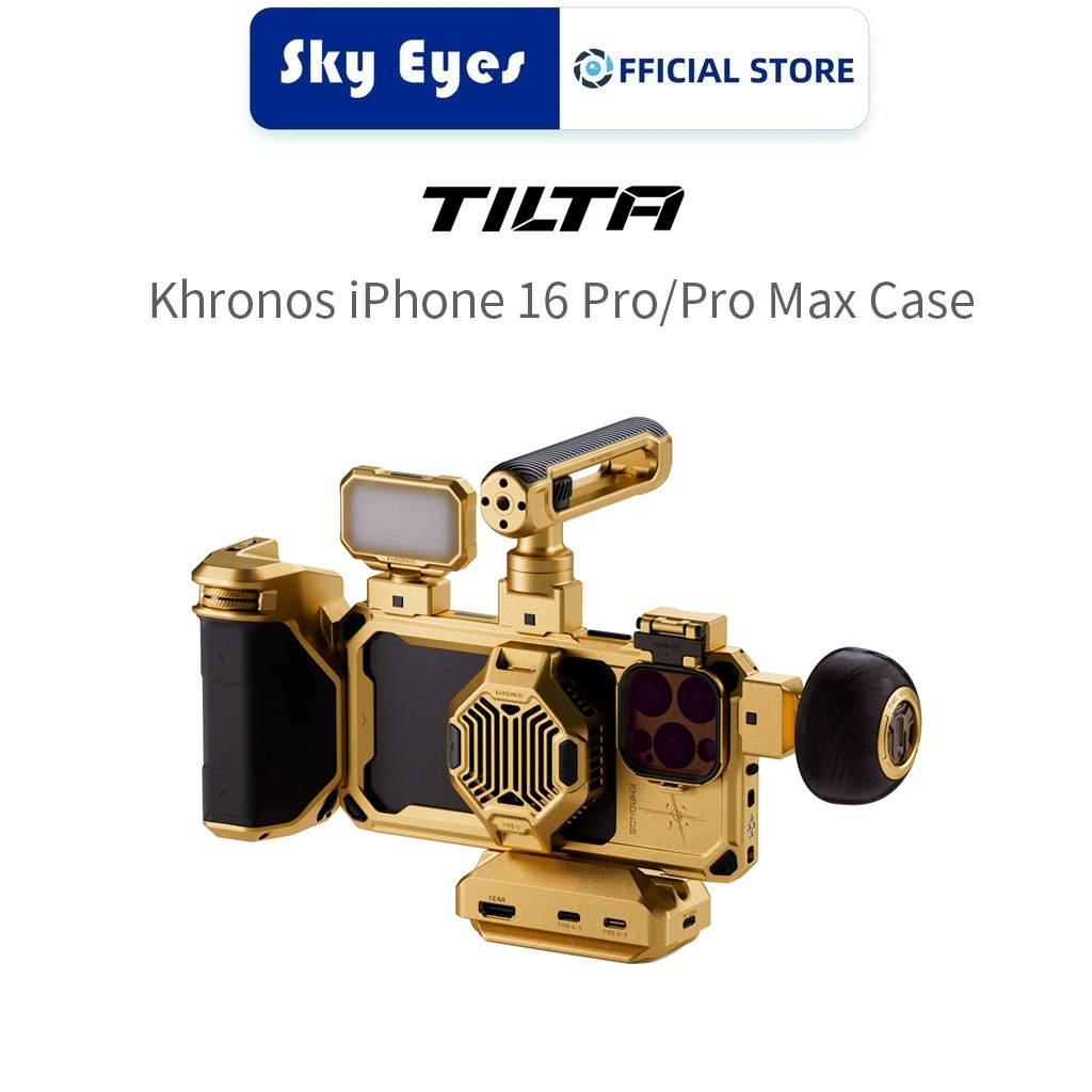 Tilta Khronos iPhone 16 Pro Max Case Video Rig สําหรับการถ่ายภาพ iPhone
