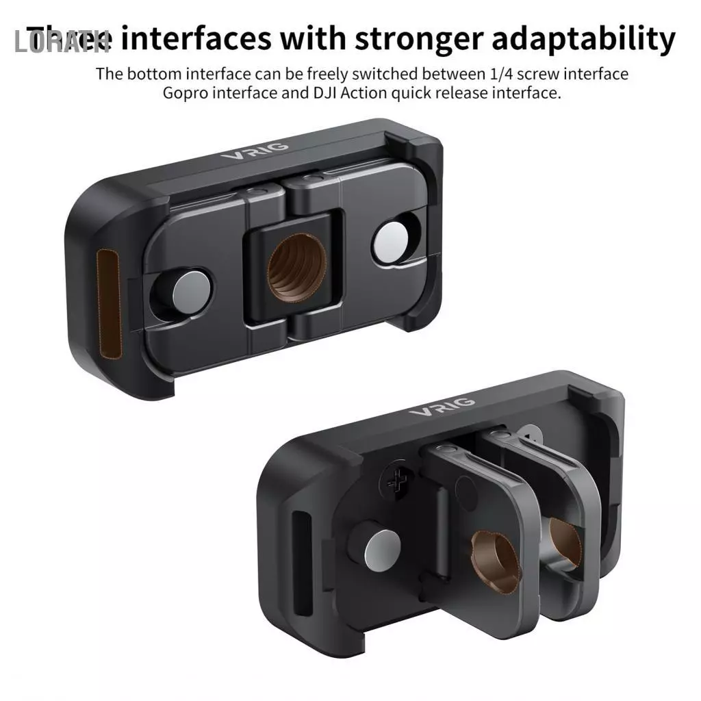 Lorath VRIG AC19 อะแดปเตอร์ฐานแม่เหล็ก 3in1 สำหรับ Insta360 X4 thumbnail 10