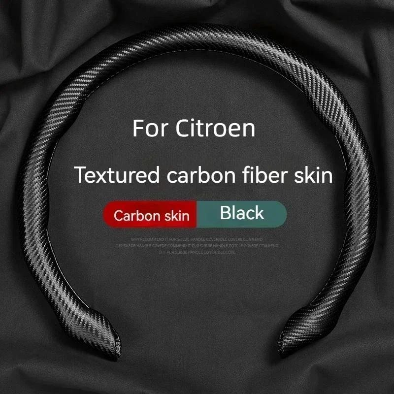ลื่นพวงมาลัยรถหนังนิ่มสําหรับ Citroen C4 CACTUS C5 C4L DS4 DS5L 1 C2 C3-XR Picasso DS รถอุปกรณ์เสริม