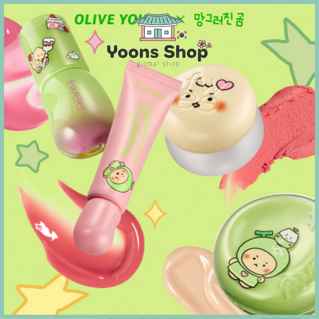 [FWEE X Manggom] Gloss/Lip & Cheek Pudding Pot/Lipped Lip Balm/Cushion_จากเกาหลี