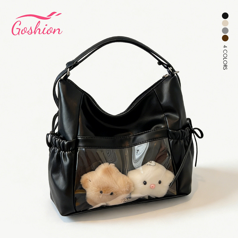Goshion Ita Bag หนัง PU กระเป๋าสะพายข้างดีไซน์เฉพาะ เทรนด์ แฟชั่น กระเป๋าสะพายไหล่