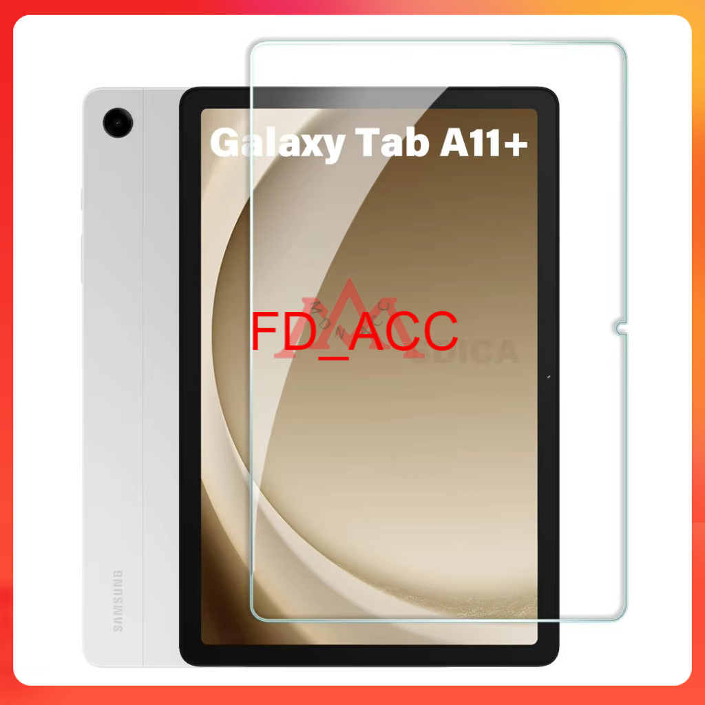 กระจกนิรภัย 9H Samsung Tab A11 Plus / ตัวป้องกันหน้าจอ Samsung Tab A11+ / ฟิล์มกระจกกันรอย Tab A11+