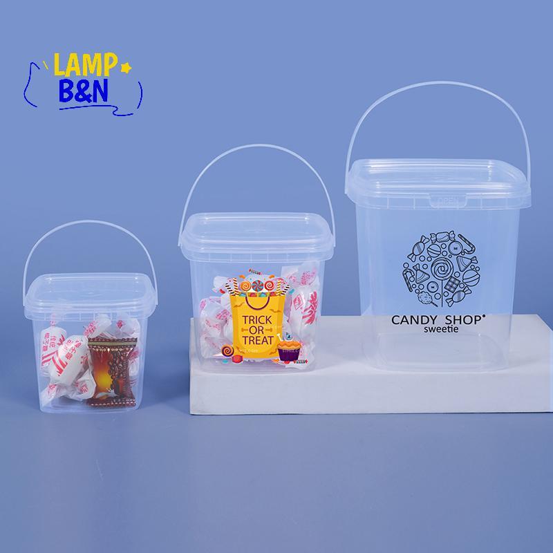 [B&N] 280ML/500ML/1L/2L Buet พลาสติกเปล่าปลอดสาร BPA พร้อมฝาปิดขวด PP สุญญากาศภาชนะใสพร้อมฝาปิดสําหร