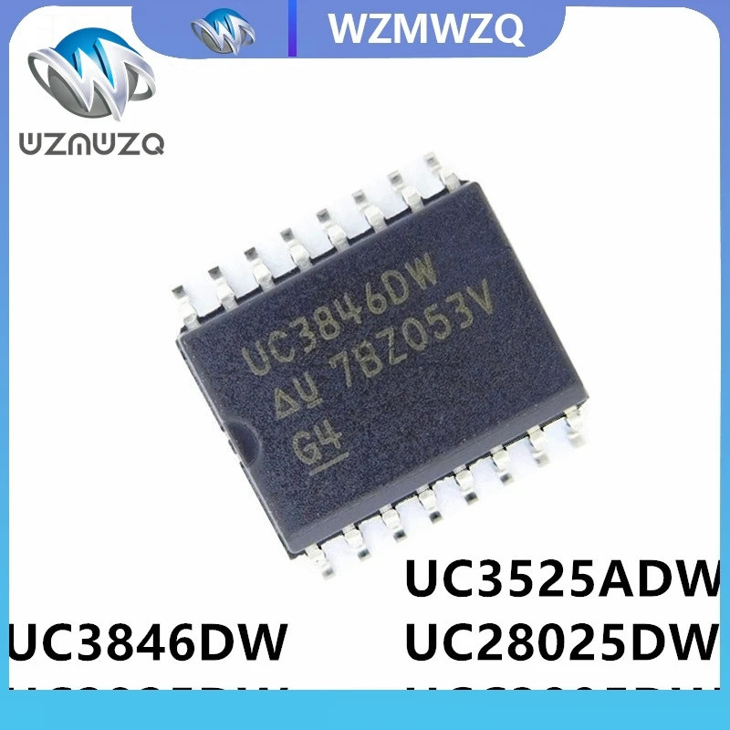 5pcs UC3846DW SOP16 UC3846 UC3846DWTR SOP UC2825DW UC3525ADW UC3525DW UC28025DW UC3895DW UC2825 UC35