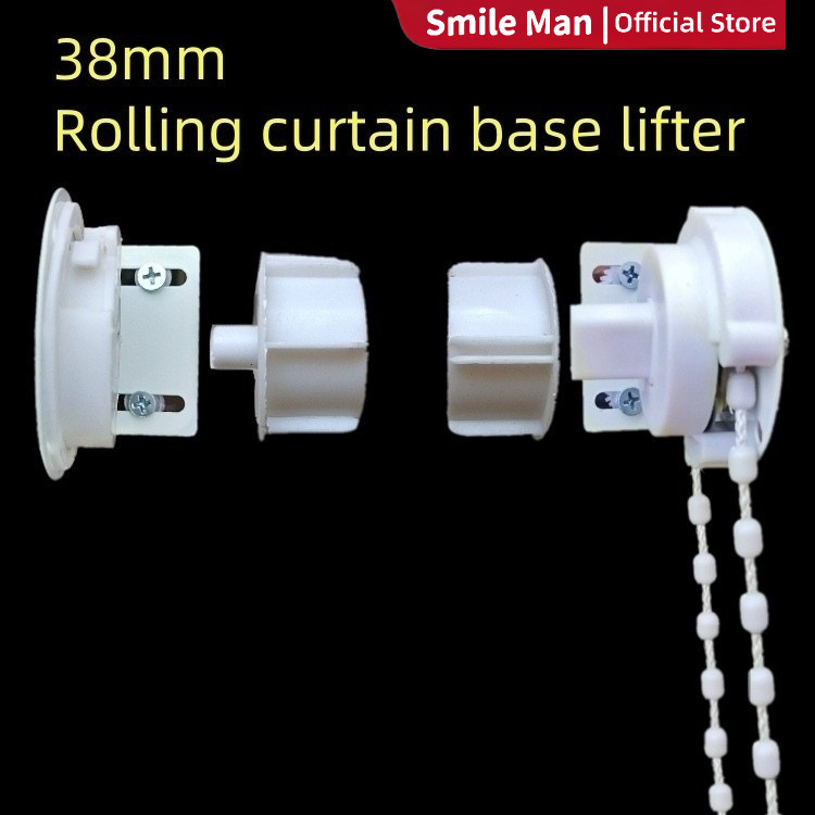 1เซ็ตRroller Blind Head Blind Rollerหน้าต่างลูกปัด + Bracket Roller Blind Roller Blind ChainสําหรับR