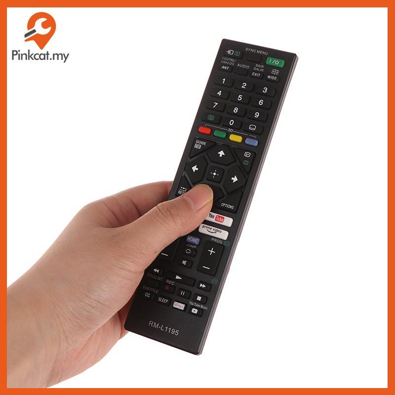 Pinkcat Universal สมาร์ททีวีรีโมทคอนโทรลสําหรับ Sony LCD LED Bravia TV RM-L1195 RM-YD005 RM-YD092 RM