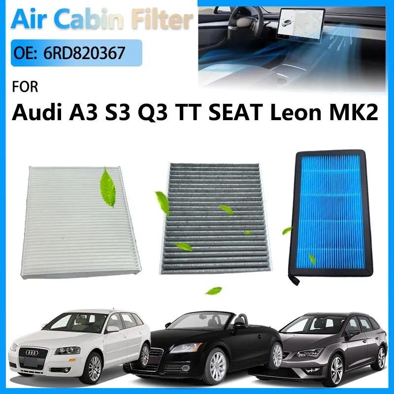 6RD820367 375461234083 เครื่องปรับอากาศกรองสําหรับ Audi A3 S3 Sportback Q3 8U TT 8J ที่นั่ง Leon Mk2