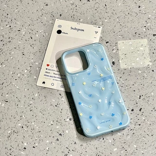 เคสไอโฟน17 โรแมนติกดาวโบว์ผูกนุ่ม สำหรับ IPhone 16 15 11 14 12 13 Pro Max 7 8 Pro XS XR