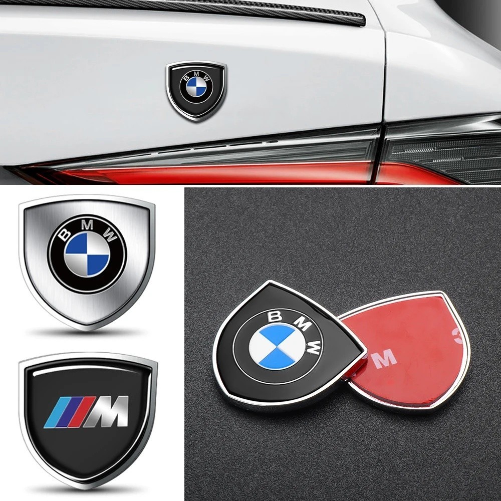 จัดแต่งทรงผมรถ Trunk สติกเกอร์ตกแต่ง Auto Badge Accessorie สําหรับ BMW M E28 E30 E34 E36 E39 E46 E52