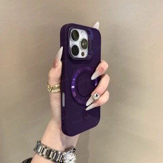 Lightning แม่เหล็กเลนส์วงเล็บเคสโทรศัพท์สําหรับ IPhone 16 15 14 13 12 11 Pro Max กันกระแทกกล้องป้องกัน Drop-proof นุ่มปกหลัง