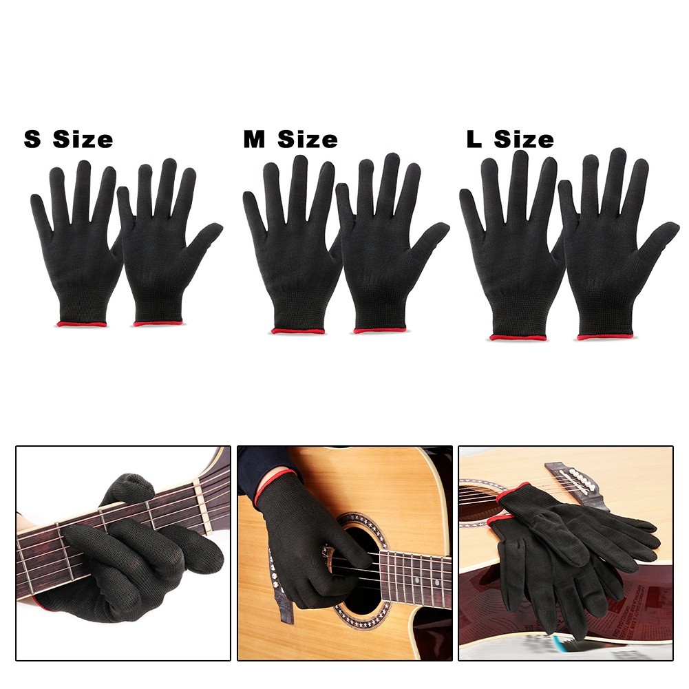 ถุงมือเบสสําหรับฝึกซ้อมกีตาร์สําหรับสามเณรและนักดนตรีมืออาชีพ - รูปที่ 3