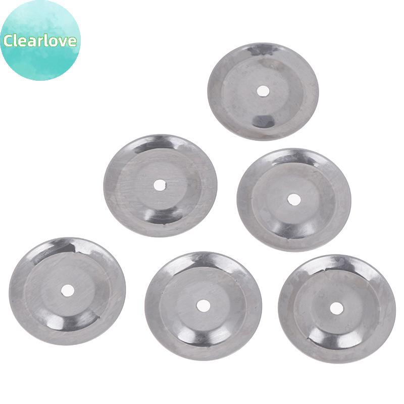 Clearlove 50pcs Tambourine Bell แหวน Jingle Bell เหล็กสําหรับ Handbell Church กลองบ่วง Tambourine แห