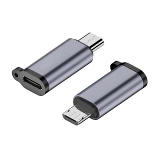 ST Micro USB เป็น Mini USB Type-C อะแดปเตอร์ USB-C หญิงเป็น Micro USB ชายอะแดปเตอร์แปลงอลูมิเนียม