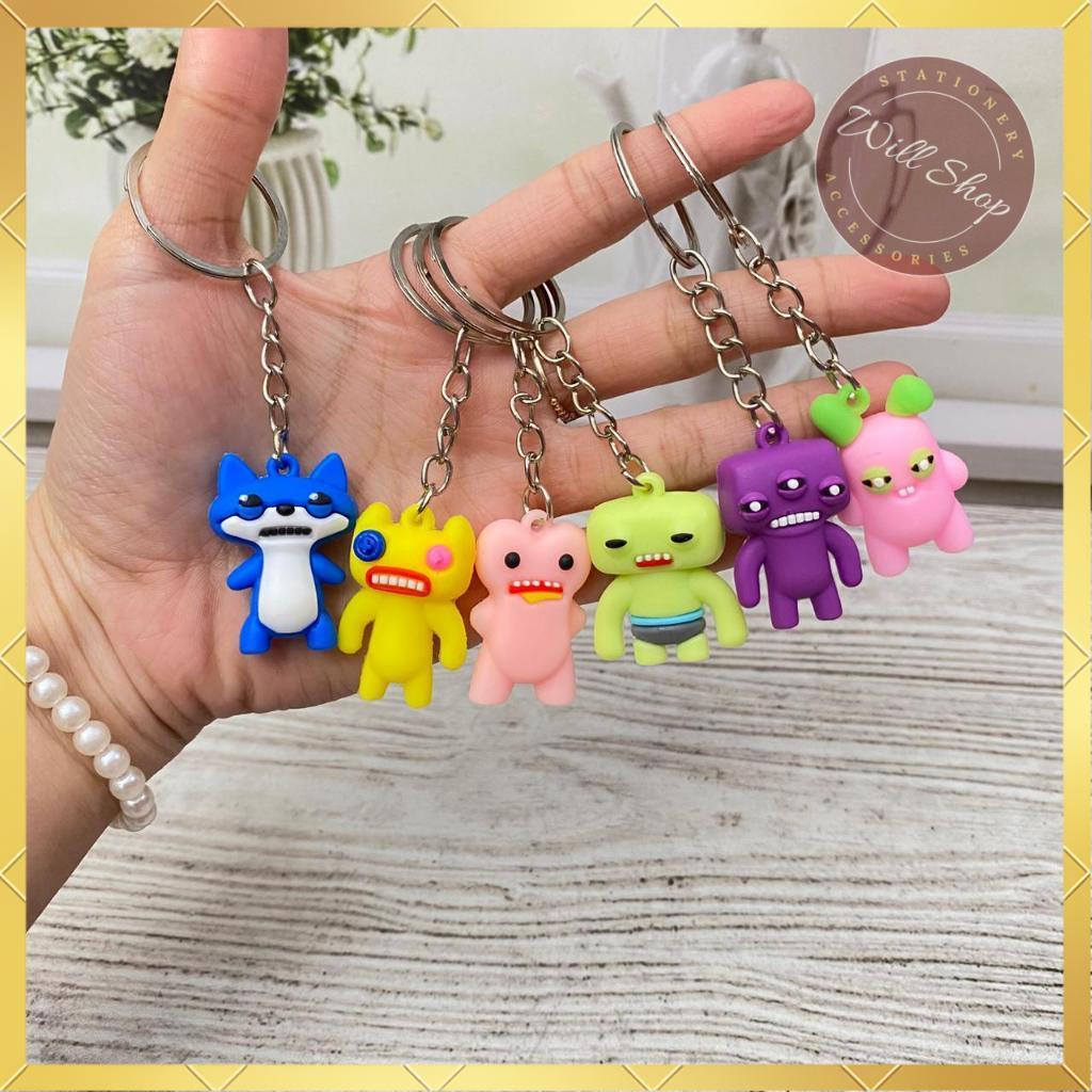 GANTUNGAN RUBBER KEYCHAIN MINI RUBBER KEYCHAIN FUGGLER GK-2145 ใหม่ล่าสุดสีน่ารัก UNIQUE FUGGLER KEY