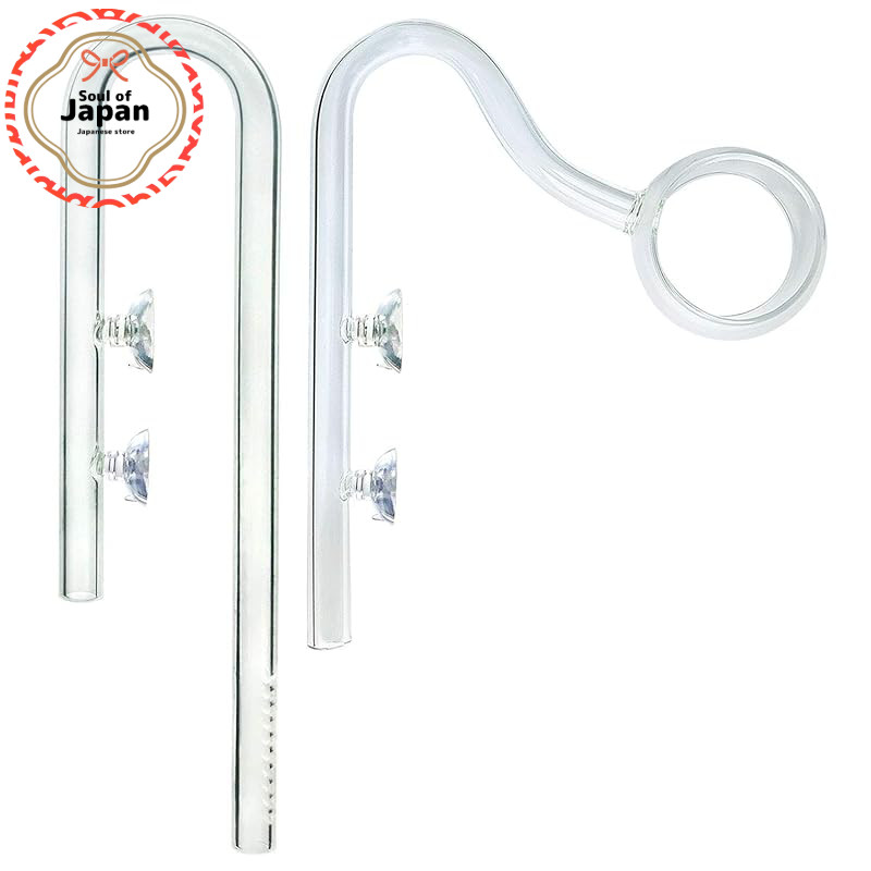 RedBeryl aquarium spin pipe set ring-shaped glass pipe (spin pipe 16/22) - Direct from Japan【Direct 