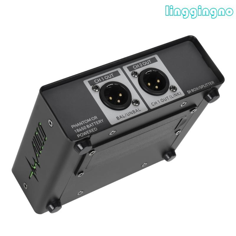 RR DI20 DI BOX เครื่องกําจัดฮัมเพลงแบบพกพาช่วยเพิ่มความชัดเจนในระหว่างกิจกรรมสด