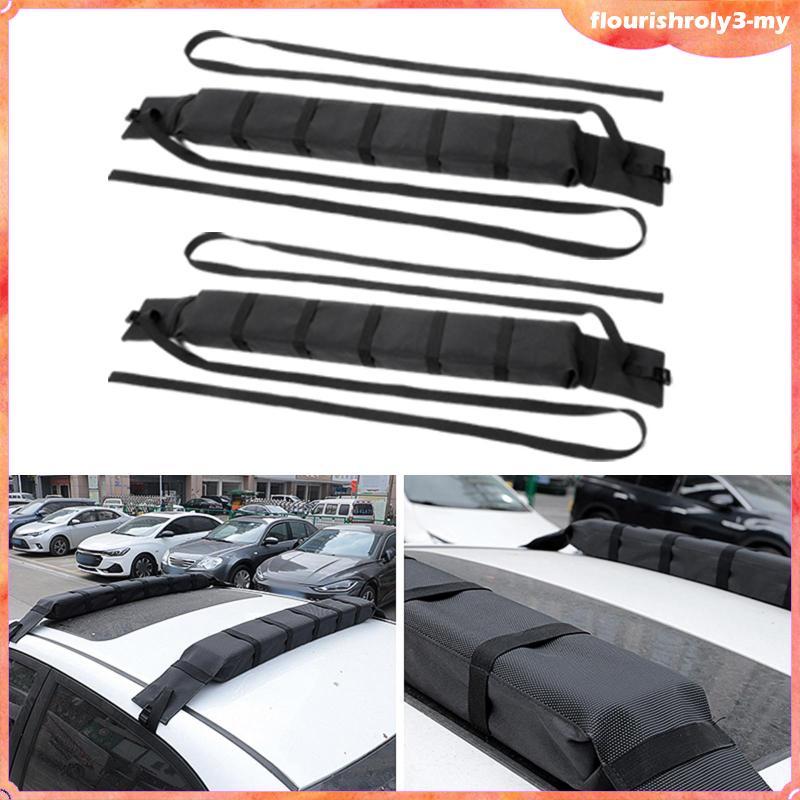 [Flurish] แผ่นรองแร็คหลังคาแบบนุ่มในรถยนต์ Surf Rack SUV Van ATV RV Camper Kayak Roof Rack Pads