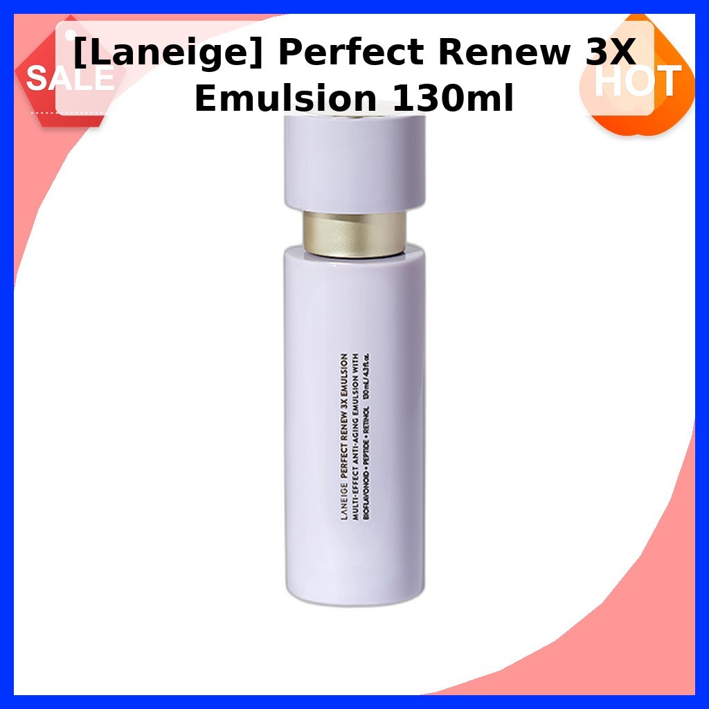 [Laneige] Perfect Renew 3X Emulsion 130ml / Korean Emulsion / Skin Elasticity / ของแท้ 100% by Giant