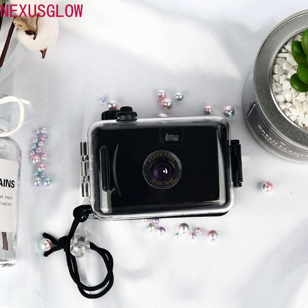 NEXUSGLOW กล้อง Lomo กันน้ํา, 35 มม. Retro เด็ก Retro กล้อง, น่ารักที่มีสีสันกันน้ํานํากลับมาใช้ใหม่เด็กน่ารักฟิล์มกล้อง Photograph