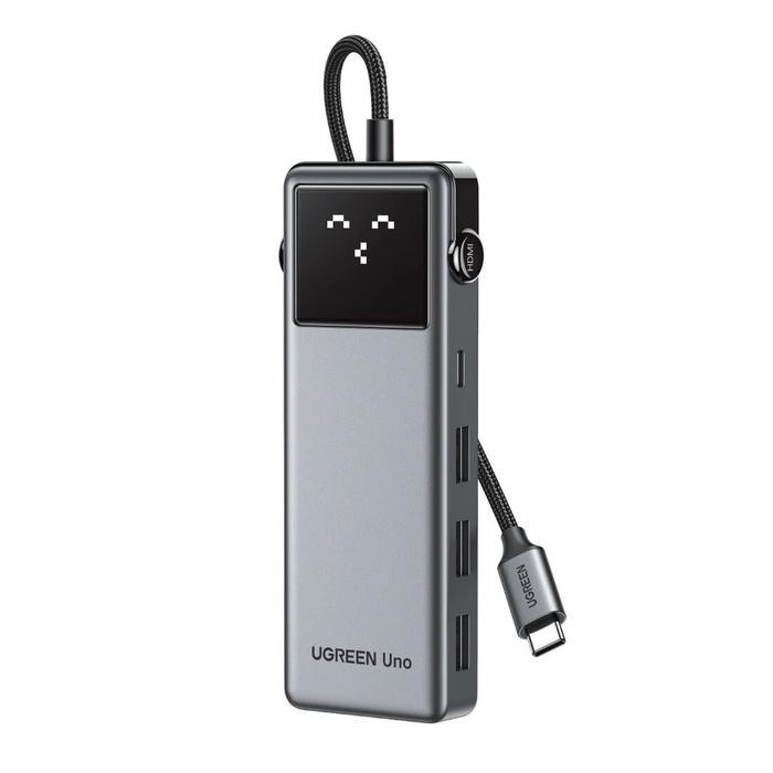 UGREEN HUB USB Type C 3.2 6 in 1 HDMI 4K@60Hz Speed Transfer 10Gbps Smart Display Uno Series - TYPE-