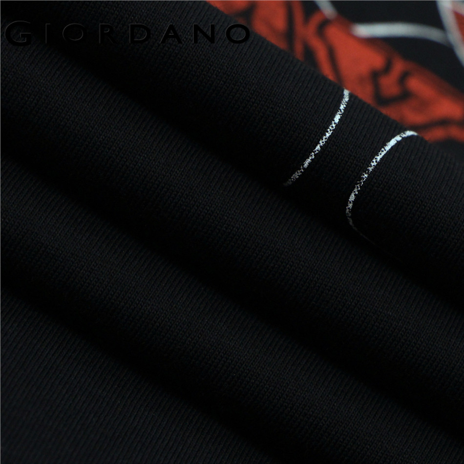 GIORDANO เสื้อยืดผู้ชาย Men’s Muay Thai Printed Tee 01096349 ราคา ถูกที่สุด ดีลบีเคเค แกลเลอรีภาพที่ 7