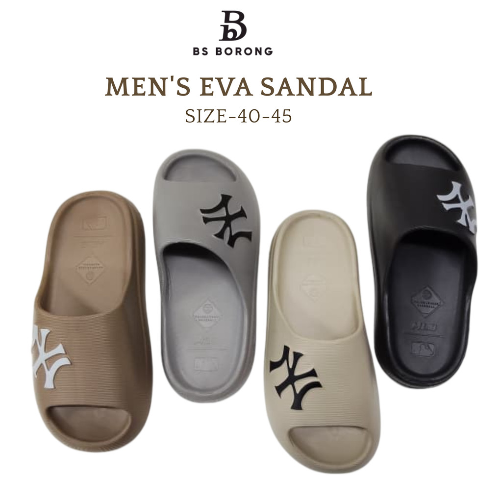 [BS] รองเท้าแตะ EVA & Selipar Lelaki Man รองเท้าแตะรองเท้าแตะน้ําหนักเบาแบน EVA รองเท้าแตะกันลื่นกลา