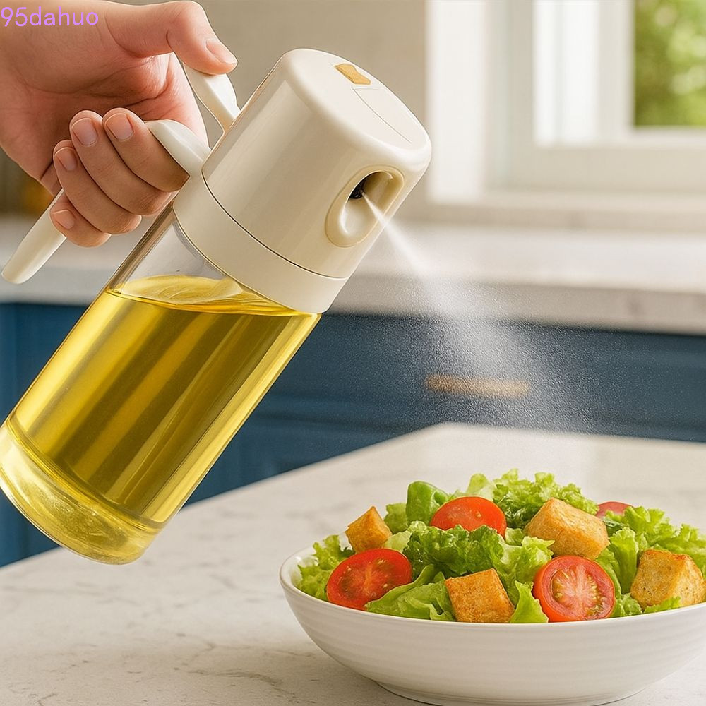 DAHUO ขวดสเปรย์น้ํามัน, 550ML Leakproof Kitchen Oil Dispenser,น้ําส้มสายชู Sprayer ในครัวเรือนที่ถอด