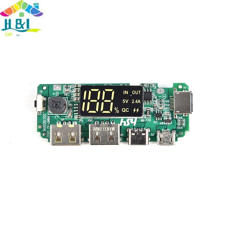 H&L LED 5V 2.4A USB 18650 Charger Board Overcharge Circuit Protection
 {th}