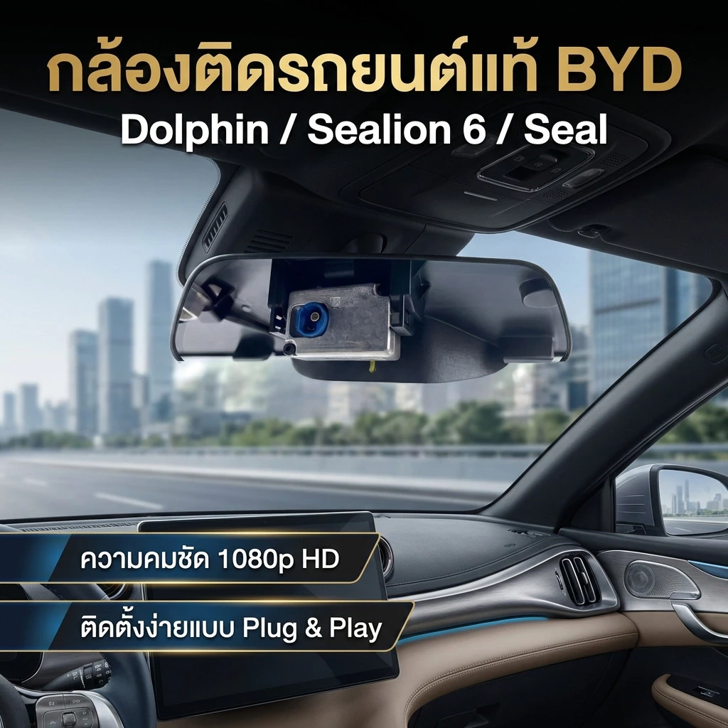 【SEALION 7/6】พร้อมส่งในไทย กล้องBYD บันทึกวิดีโอหน้ารถ ตรงรุ่น BYD SEALION 6/SEAL/DOLPHIN ของใหม่ ของแท้ 100% มีประกัน thumbnail 3