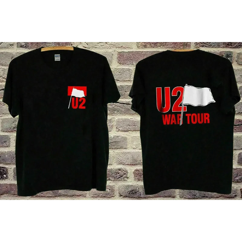 เสื้อยืดคอนเสิร์ต U2 War Tour ปี 1983 ขนาด USA S-5XL
