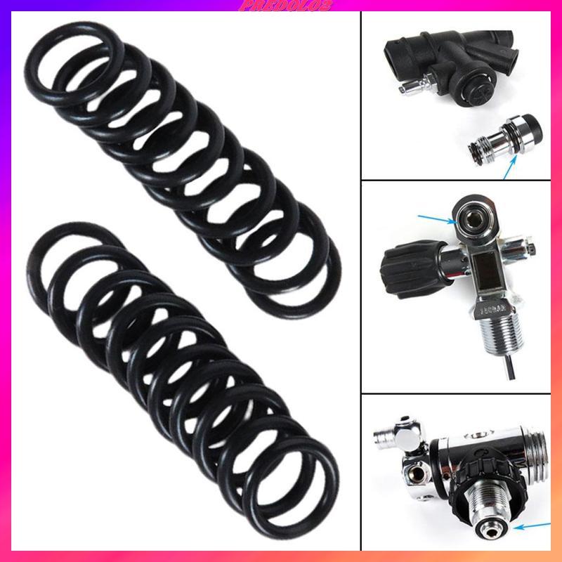 [Predolo2] 20 ชิ้นท่อ BCD Regulator Rings Scuba Dive O-Ring Kit สําหรับตัวควบคุมท่อ