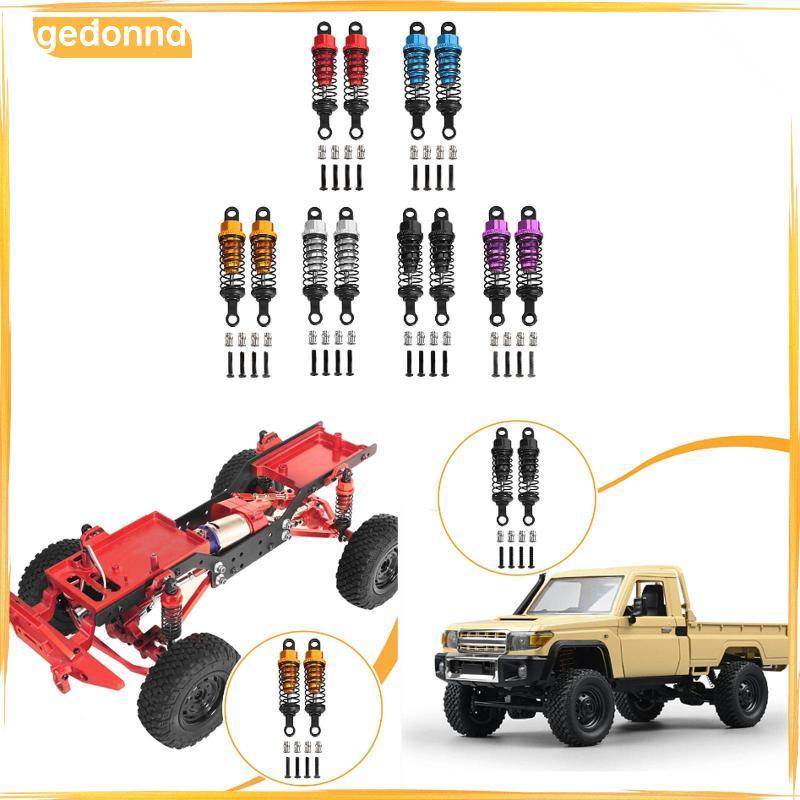 [gedonna] 4 ชิ้น RC รถโช้คอัพ Dampers ชุด 55 มม.โลหะที่ทนทานชิ้นส่วนรถ RC Shocks 1/12 1/16 สําหรับ M