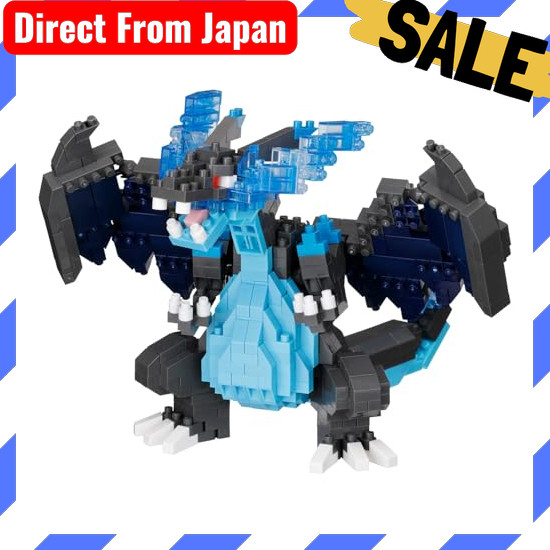 Direct From Japan Kawada NanoBlock Pokemon Mega Lizardon X RSNBPM_R12