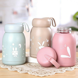 กระบอกน้ำกระต่ายน่ารักสุดๆ แก้วน้ำของขวัญวันเทศกาล เด็กนักเร…