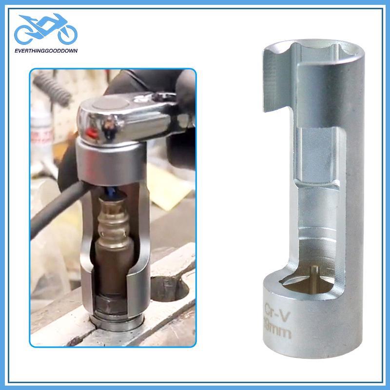 EVER 17/19mmDiesel หัวฉีดน้ํามันเชื้อเพลิงท่อหกเหลี่ยมเปิดแขนกําจัดเซ็นเซอร์ออกซิเจนประแจท่อแขนอุปกร