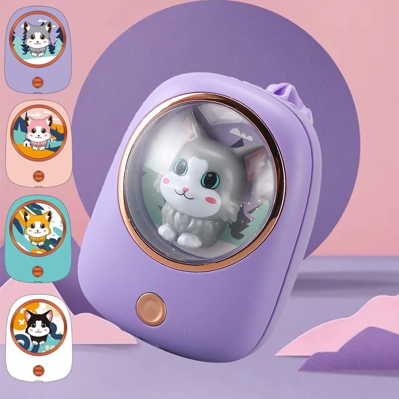 พัดลม พัดลมพกพาแคปซูล พัดลมคล้องคอ ไร้ใบพัด ปรับลมได้ 3 ระดับ ลมแรง เงียบ ชาร์จ USB แบตอึด พัดลมมินิ พัดลมน่ารัก thumbnail 5