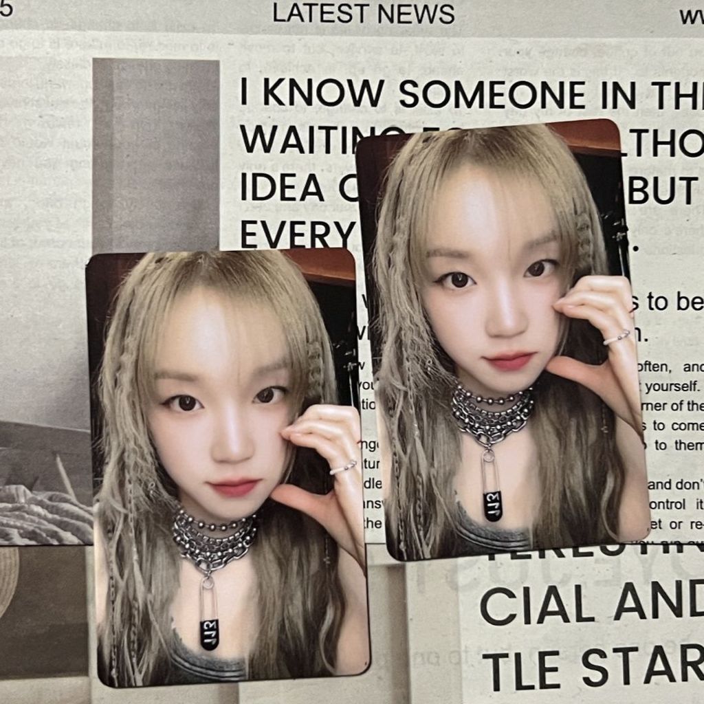 (G) I-DLE girl Song Yuqi Yuqi อัลบั้มเดี่ยว ia การ์ดพิเศษ