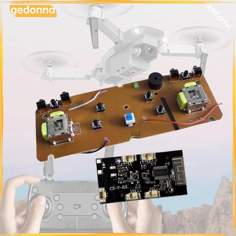 [gedonna] บอร์ดส่งสัญญาณโดรน ชิ้นส่วนส่วนประกอบอิเล็กทรอนิกส์หลากสีสําหรับ E88pro E88 ชุดประกอบโดรน