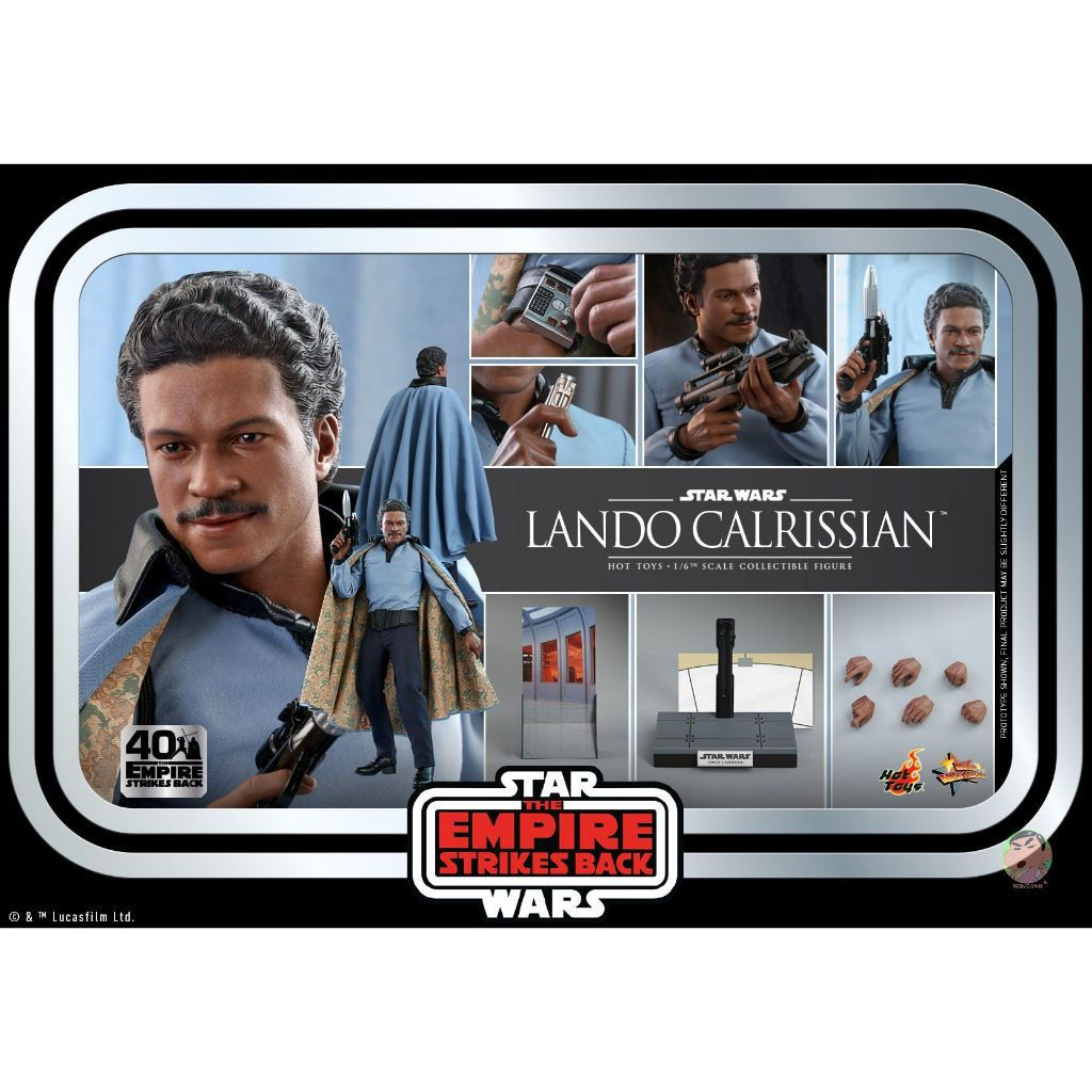 (🔵PRE-ORDER)Hot Toys MMS588 Star Wars V : TESB – Lando Calrissian (40th Anniv) 1/6 Scale Collectible