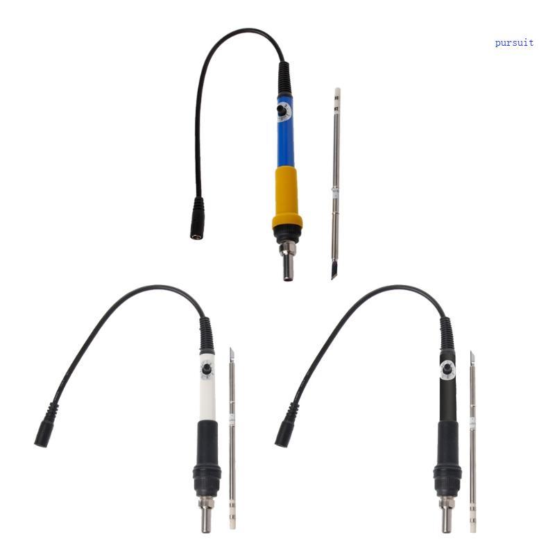 สําหรับ DC T12 [SUIT*] 12-24V 75W หัวแร้งไฟฟ้าขนาดเล็กปรับอุณหภูมิได้ + Tip pxa4 [SUIT*] อุณหภูมิ + 