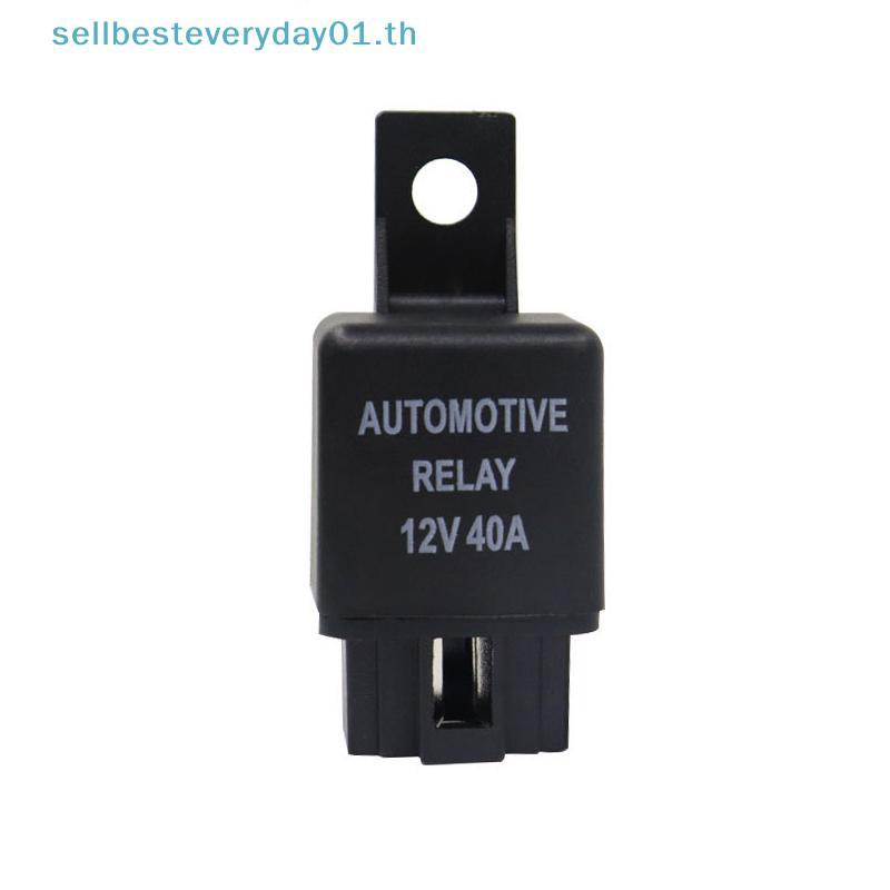 & Sellingbest & Automotive Relay 12V 4pin Car Relay พร้อมเทอร์มินัลทองแดงสีแดง Auto Relay .