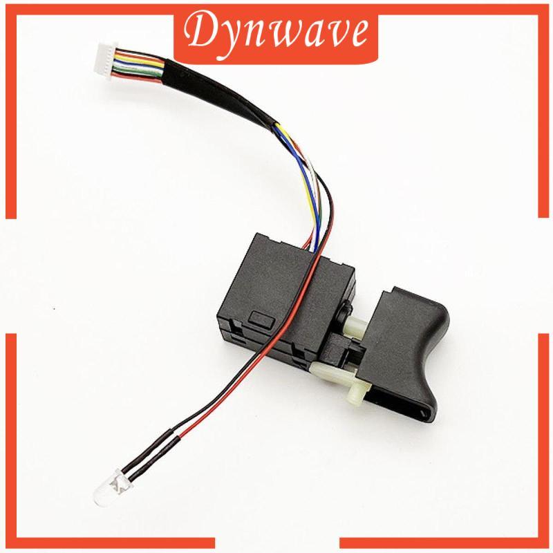 Dynwave สวิตช์ทริกเกอร์ Bohrer 8 สาย ปรับความเร็ว สําหรับสว่าน เครื่องมือ ปรับโต๊ะเลื่อย ติดตั้งง่าย
