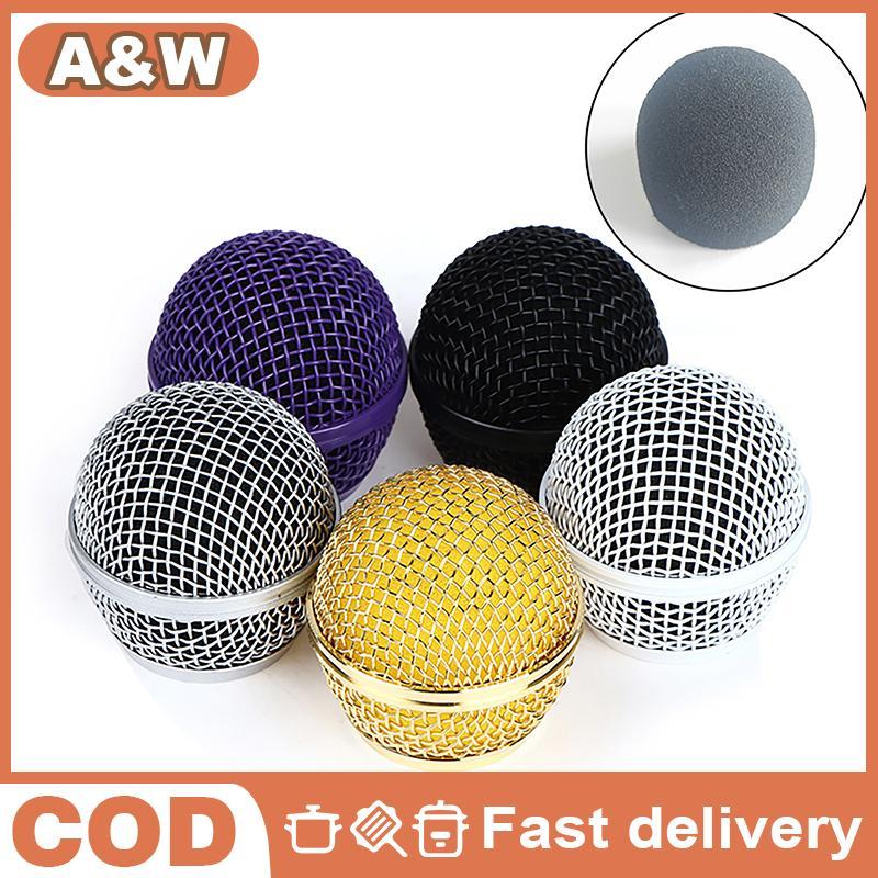 Null 1 ชิ้น Shure SM58 ไร้สาย Mic Grille เปลี่ยนหัว Part-Professional Party Mic null