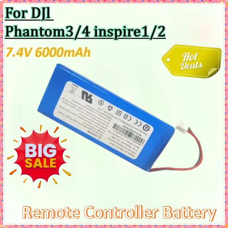 7.4V 6000mAh รีโมทคอนโทรลแบตเตอรี่สําหรับ DJI Phantom 3 Pro/3 A/Phantom4/4 A/4 Pro/4 Pro V2.0/ Inspi