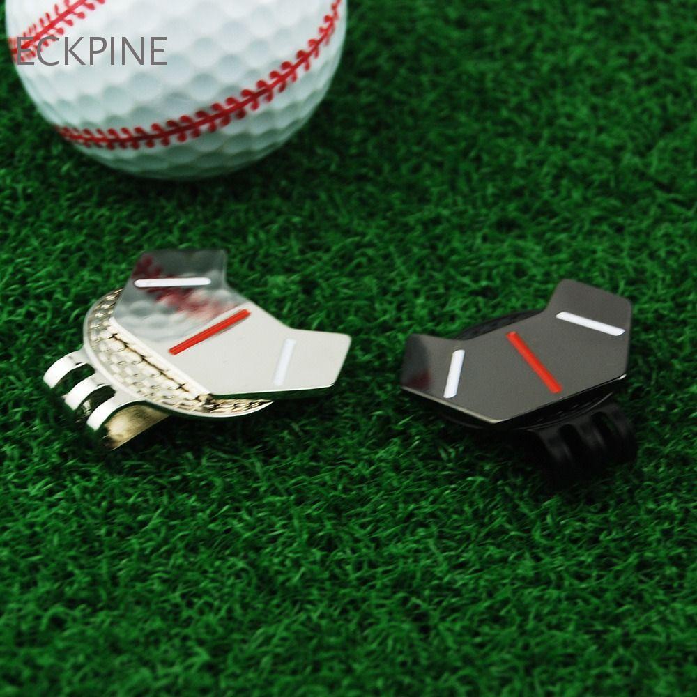 ECKPINE Golf Hat Clip Ball Marker, Zinc Alloy Golf Marker, Golf Ball Marker All-Portable Small สะดวก