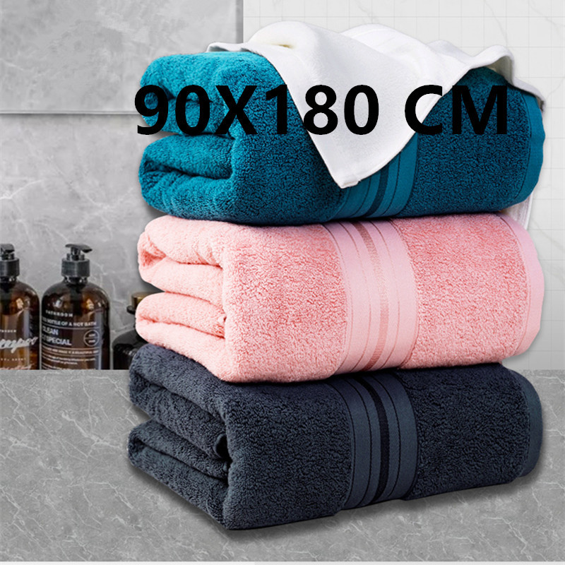 100% Egyptian Cotton Bath Towel Absorbent Adult Bath Towel Solid Color Soft Affinity Face Towel Thic