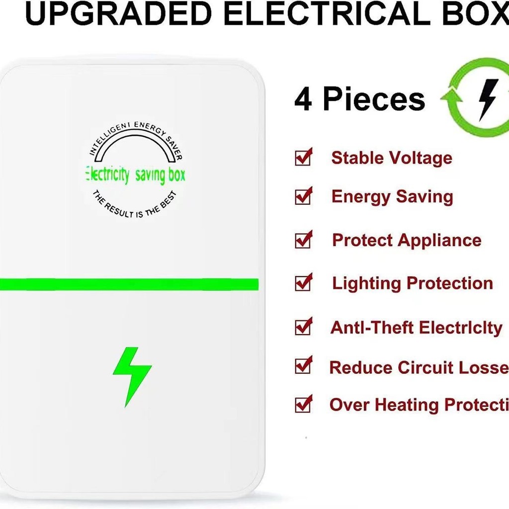 【ประหยัดพลังงาน 30%-50%】อุปกรณ์ประหยัดพลังงานในบ้าน / อุปกรณ์ป้องกันไฟกระชากสำหรับบ้านรุ่นใหม่