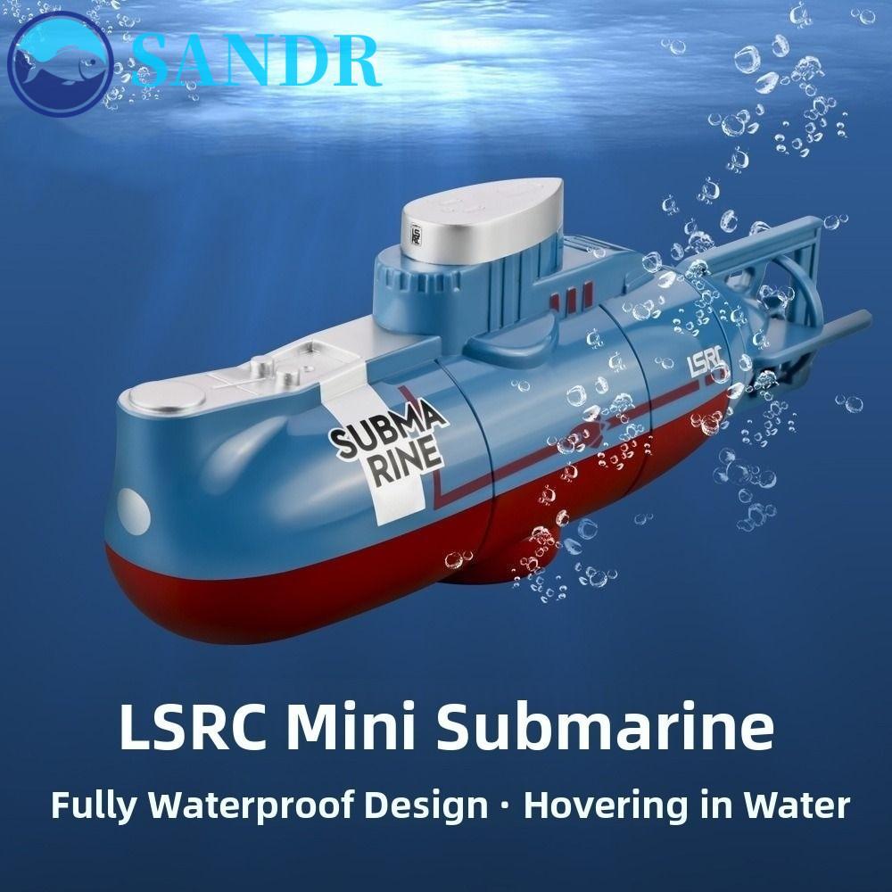 SANDR Mini RC Submarine, จําลองกันน้ํารีโมทคอนโทรลเรือ, RC รุ่น Mini ขนาดกลางแจ้งใช้ 0.1M/s ความเร็ว