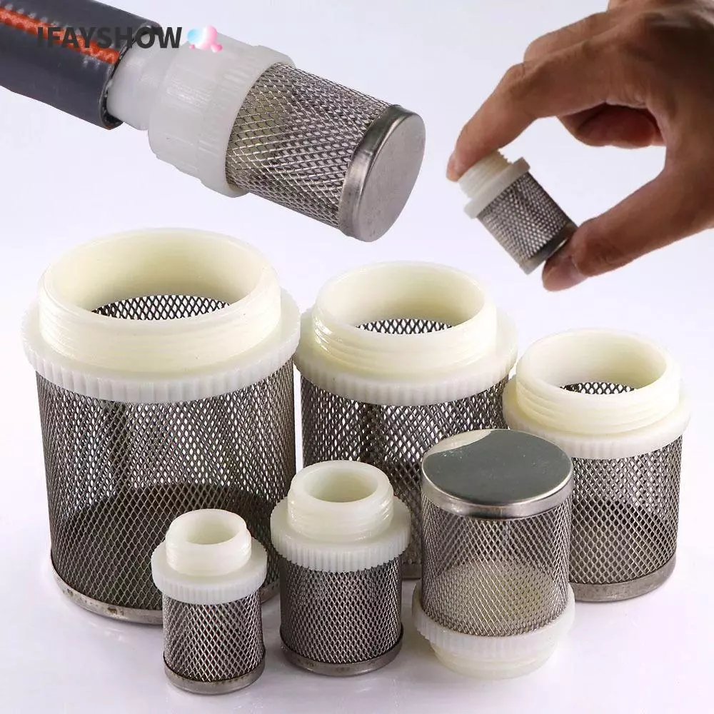 IFAYSHOW 1 ชิ้นท่อกรอง, Water Clean Joint Percolator ตาข่ายกรองหน้าจอ, ปั๊มน้ํา Fitting 1/2 "3/4" 1" 304 สแตนเลสกรองสําหรับ Micro ชลประทาน Aquarium Fish Tank